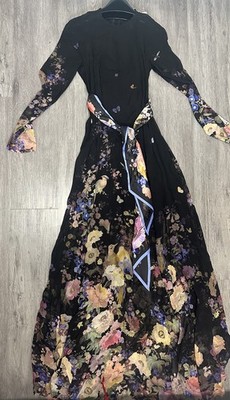 knee length dresses for ladies Zimmermann Rebellion Button Long Sleeve Midi Dress main image 0
