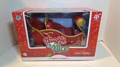2026 NAUGHTY OR NICE COLLECTION: SANTAS SLEIGH : 1/12 SCALE BRAND NEW IN HAND 