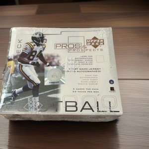 2000 Upper Deck Pros & Prospects Football Hobby Box Factory Sealed / *Brand New*