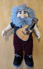 Grateful Dead Liquid Blue Jerry Garcia Plush Doll with Guitar  Tag