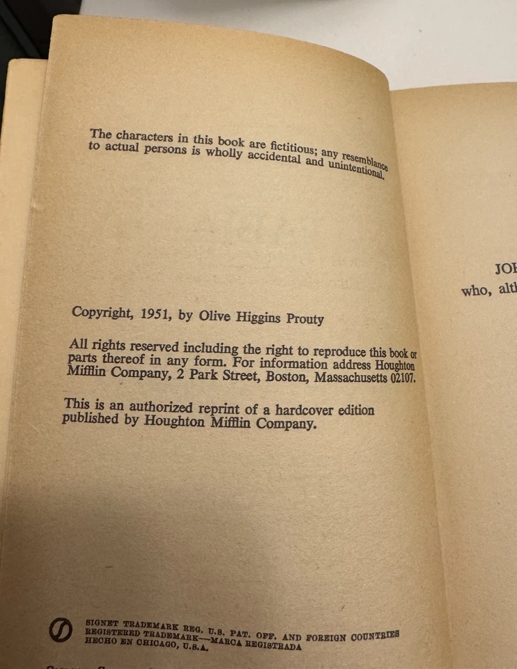 FABIA by Olive Higgins Prouty Paperback. Good Condition - Imagem 2 de 2