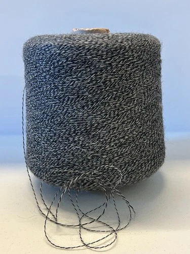 Spool Cone Peruvian PURE SOFT 2/16 #1 Alpaca Yarn 2lb 3oz 1018gr 0023 Grey A image 2