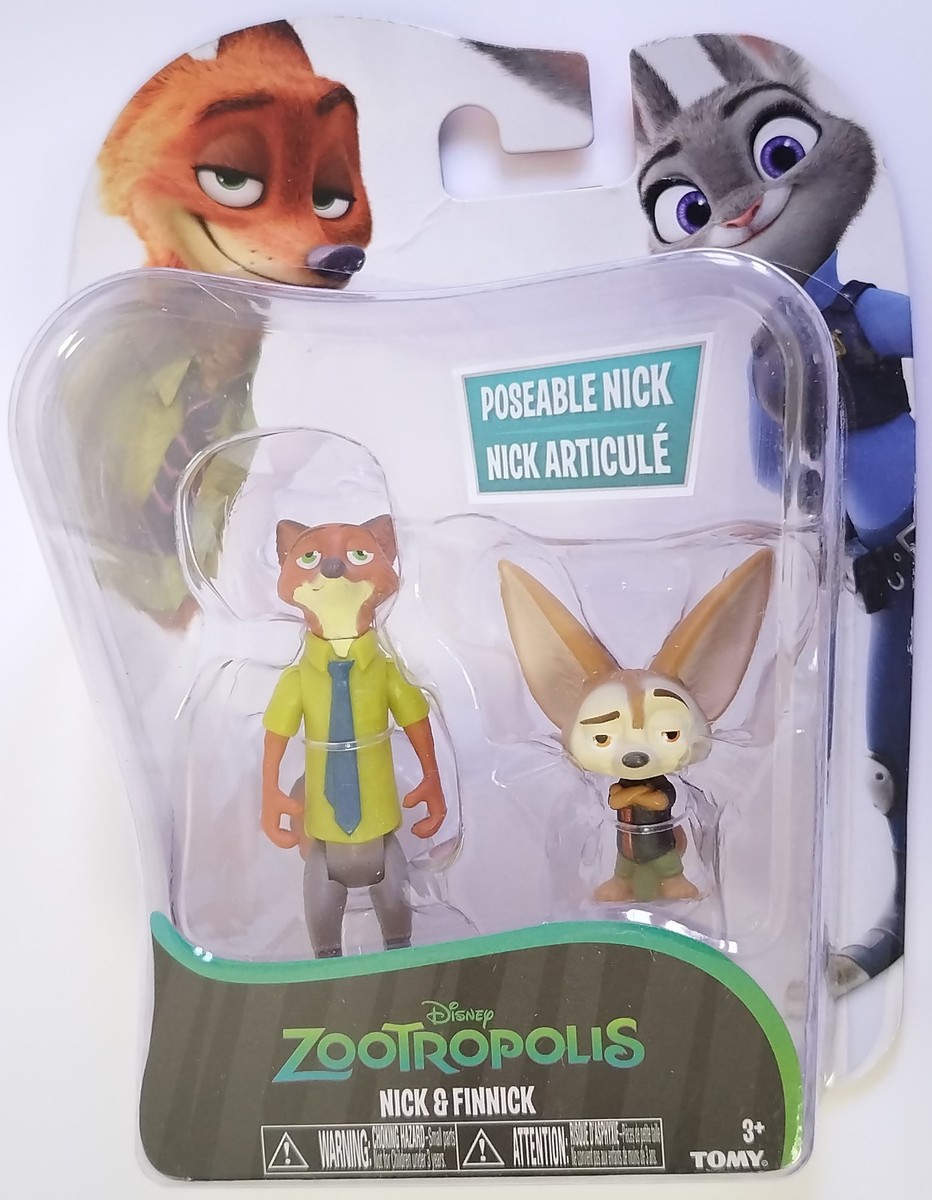Zootopia Figures 2-pack Nick Wilde and Finnick Disney Tomy | eBay