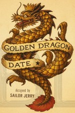 Sailor Jerry's Golden Dragon 13 x 19" Photo Print
