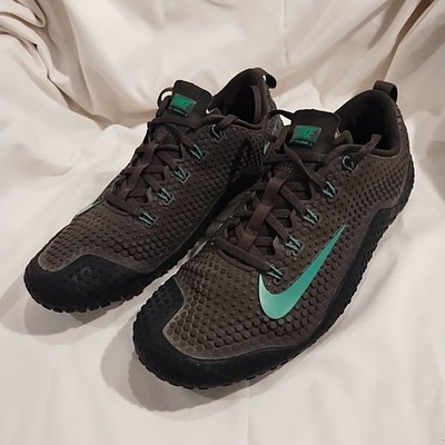 Nike Free Trainer 1.0 Athletic Sneakers Black/Green, Size 9.5