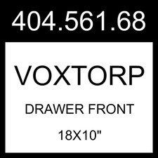 IKEA VOXTORP Drawer Front Dark Gray 18x10" 404.561.68