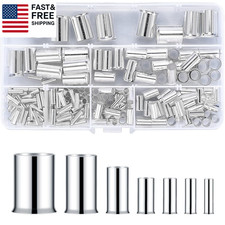 180 Pcs Wire Ferrules Kits, Wire Crimp Connector Ferrules, Silver Plated Copper