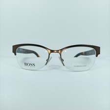 Hugo Boss, eyeglasses half rim square oval frames New Old Stock vintage