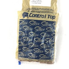 Lot Of Two VTG 90s Silkies Control Top Pantyhose Large Beige Honey Leg Support