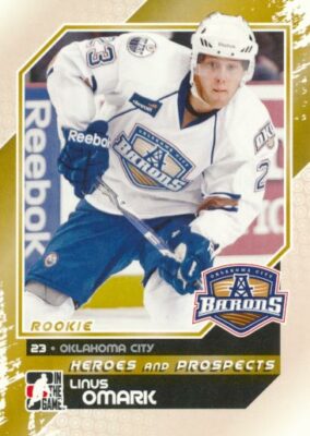 2010-11 ITG Heroes & Prospects #147 LINUS OMARK - Oklahoma City Barons