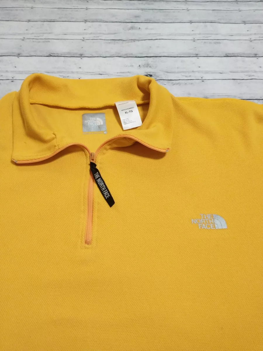 north face yellow long sleeve