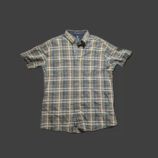 Kuhl Medium Plaid Button Down Short Sleeve Shirt