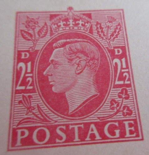 KING GEORGE VI 2 1/2d BRIEFKARTE UNBENUTZT IN KLAREM VORDERHALTER - Bild 3 von 4