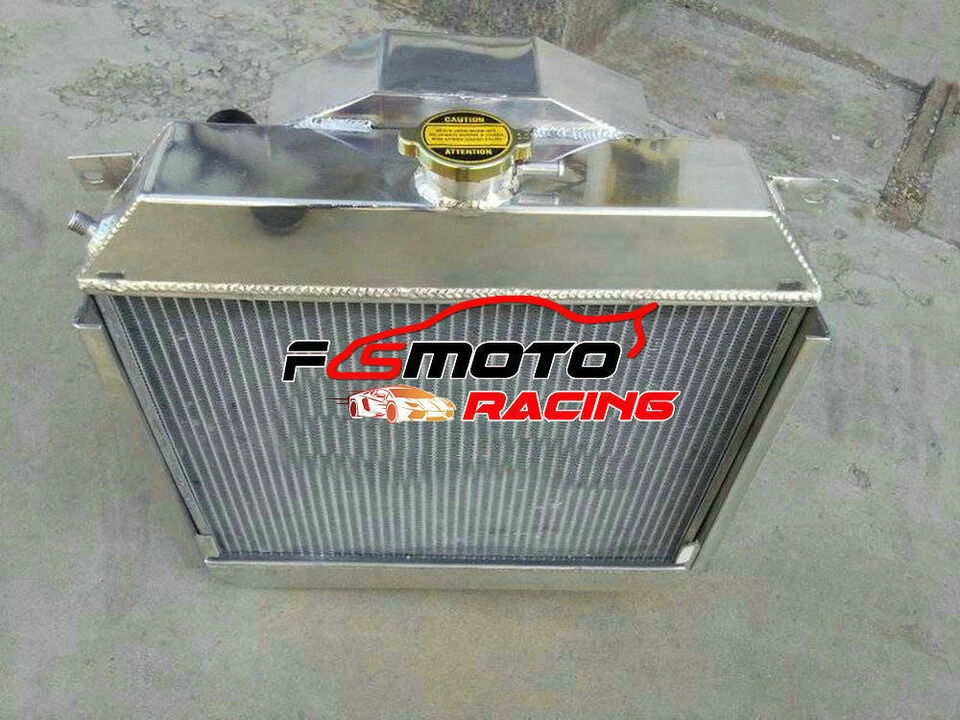Radiador de aluminio 62 mm 3 filas para 1953-1956 1954 1955 Austin Healey 100-4 Fit MT Foto 4 de 4
