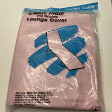 chaise Mate Terrycloth Lounge Cover Washable Pink Made In USA New Vintage
