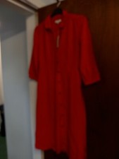 BNWT Kew 159 red viscose dress XS (8/34) CHARITY SALE