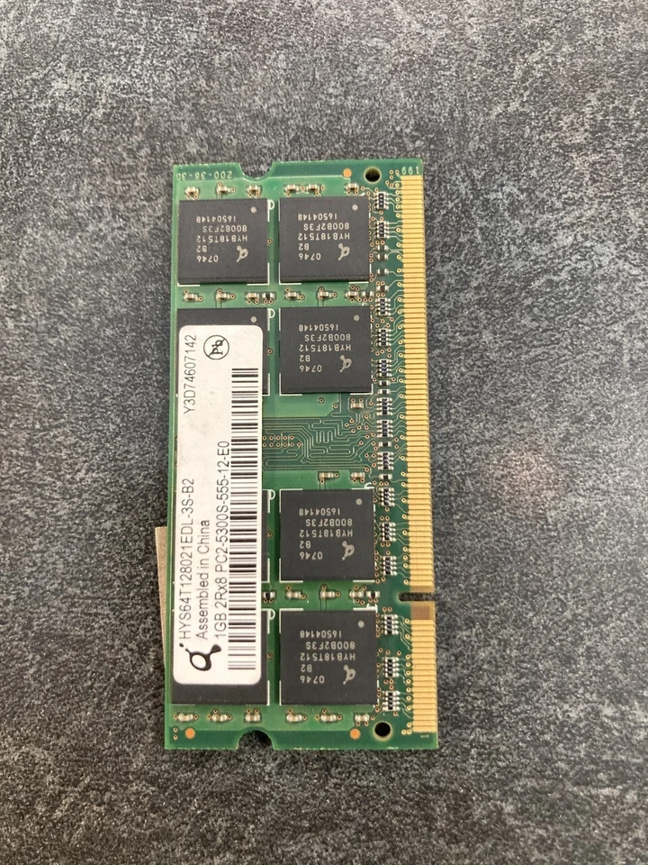 446495-001 HP 1GB DDR2 SoDimm Non ECC PC2-5300 667Mhz Memory - Image 2 of 2