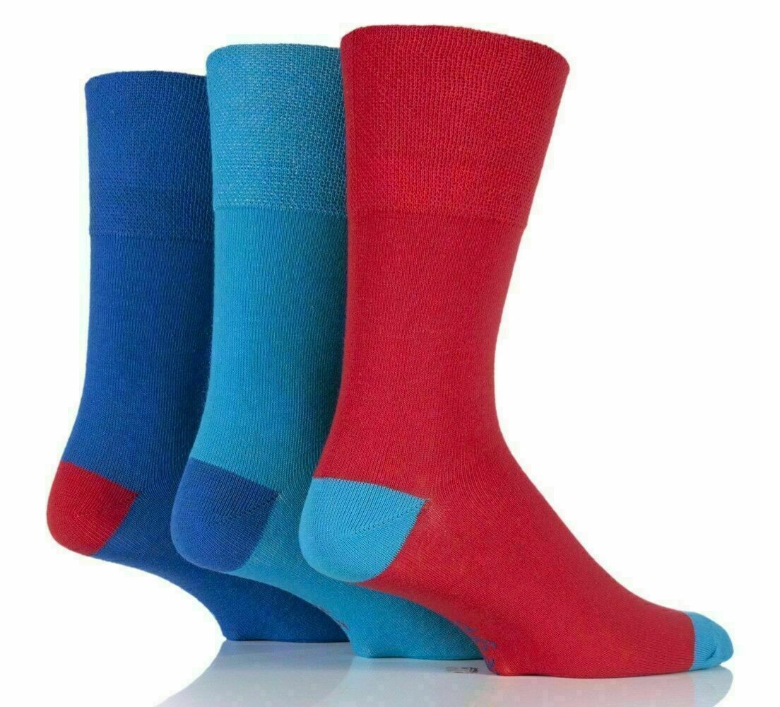12 Pairs Men Gentle Cotton Soft Grip Socks Non Elastic Soft Top