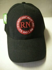 RN Baseball Cap, Ladies, Black By Swanson, "It's Not Just What I Do, It's Who...