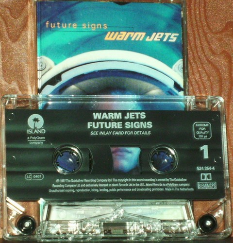WARM JETS FUTURE SIGNS CASSETTE ALBUM Alternative Rock, Brit Pop, Indie Rock - Picture 2 of 11