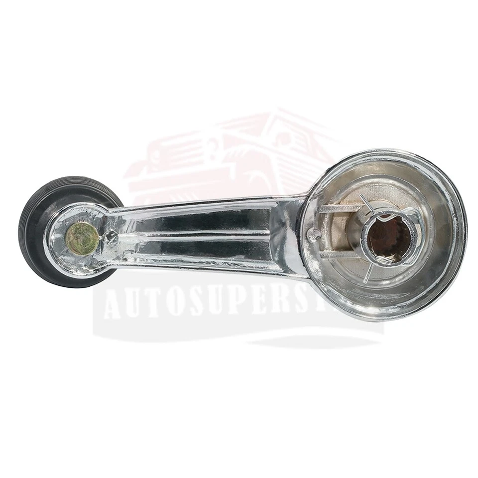 4 pcs Chrome Black LH Right Side Window Crank Handle For Chevrolet Caprice Foto 2 de 4