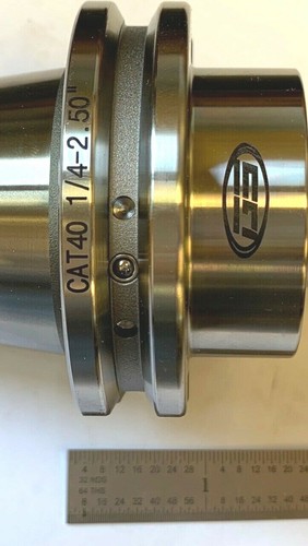 1/4" CAT40 PREMIUM END MILL HOLDER 2.5" PROJECTION SOWA GS TOOLING  #531002 - Afbeelding 5 van 11