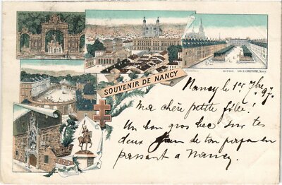 CPA Souvenir de Nancy LITHO (1279829)