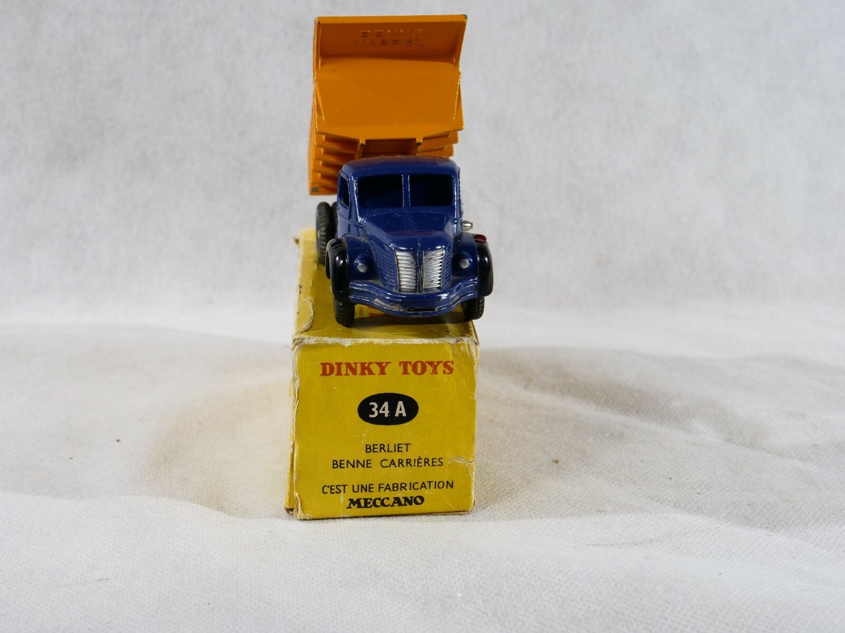ミニカー DINKY No.34 B BERLIET GAK Atlas Dinky Toys No. 34B Berliet with Container