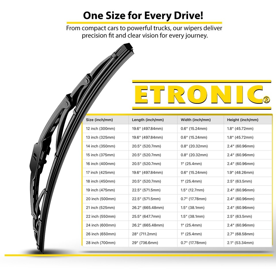 Terrific Chevy Express Wiper Blade Size Gallery