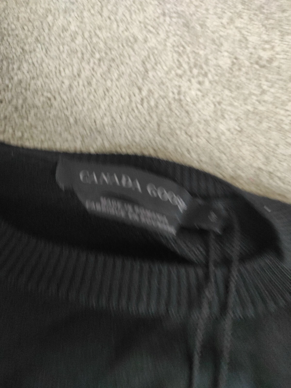 Maglione Canada Goose Buttermere nero girocollo lana merino lavorato a maglia nuovo con etichette