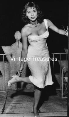 Actress Elsa Martinelli in White Dress Photo Print Poster