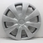 ONE Single Hubcap Silver Cover FOR 2009-2013 Toyota Corolla 15" Steel Wheel