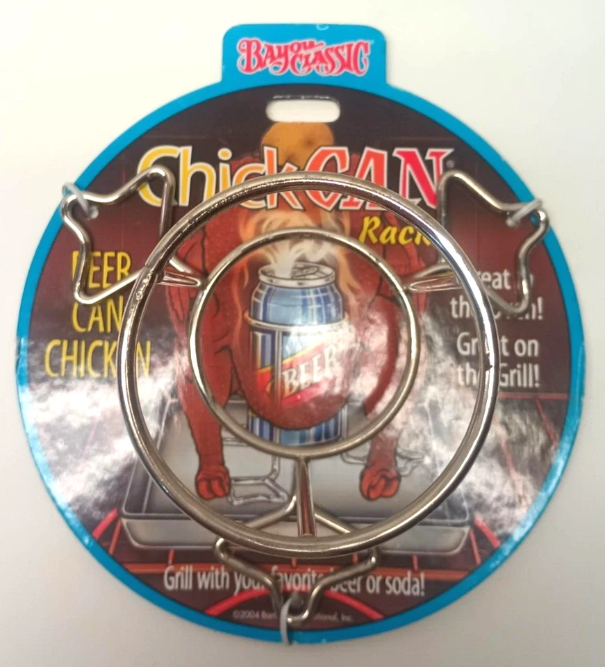 Bayou Stainless Steel Beer Can ChickCan Chicken Rack NEW Foto 2 de 4