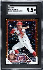 2023 Series 1 Base Orange Foil #193 Luis García /299 Nationals SGC 9.5