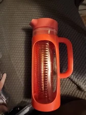 Primula Flavor Pure Infusion Pitcher Carafe Pink 1.6 Qt. Borosilicate Glass