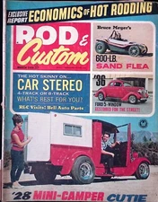 Rod & Custom Magazine March 1968 Economics of Hot Rodding, 1928 Mini Camper