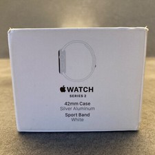 scatola vuota apple watch sport series 2 42mm sil al white sp empty box MNPJ2