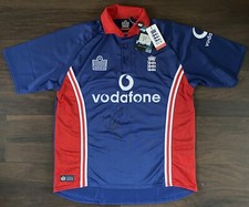 England National Cricket Team 2003 - World Cup Jersey - Signed By Alex Tudor