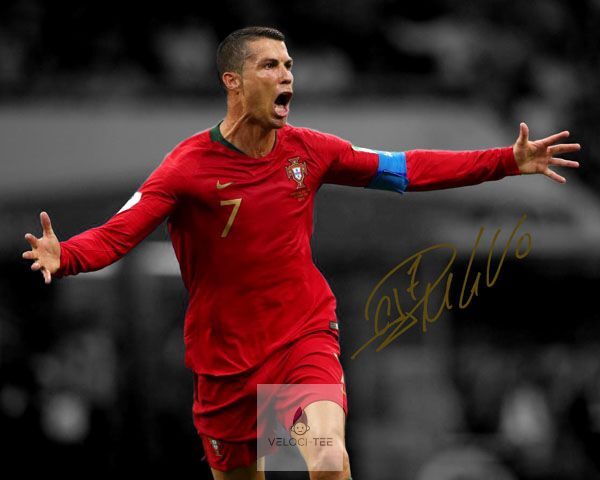 Cristiano Ronaldo Portugal World Cup 2018 Hat Trick Signed Photo Auto Poster Cristiano Ronaldo Portugal World Cup 2018 Hat Trick Signed Photo Auto Poster