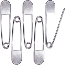 5 Inch Large Safety Pins for Clothes Big Safety Pins Heavy Giant Saf...