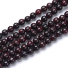 1x Bloodstone Bead Strand Heliotrope Stone Bead Round Black for Jewelry Rosaries