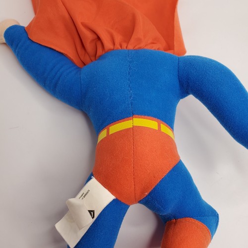 Kelly Toy Superman Plush Toy Vinyl Head DC Comics 2006 16" - Picture 7 of 12