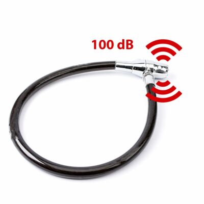 OLYMPIA  Fahrradschloss Ringschloss mit Alarm 100dB  60cm