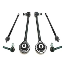 6 Pc Steering & Suspension Kit Control Arms Inner Outer Tie Rods for 300 Charger