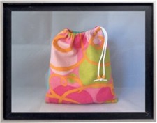 Gymnastics Leotard Grip Bags / Orange Kaleidoscope Gymnast Birthday Goody Bag