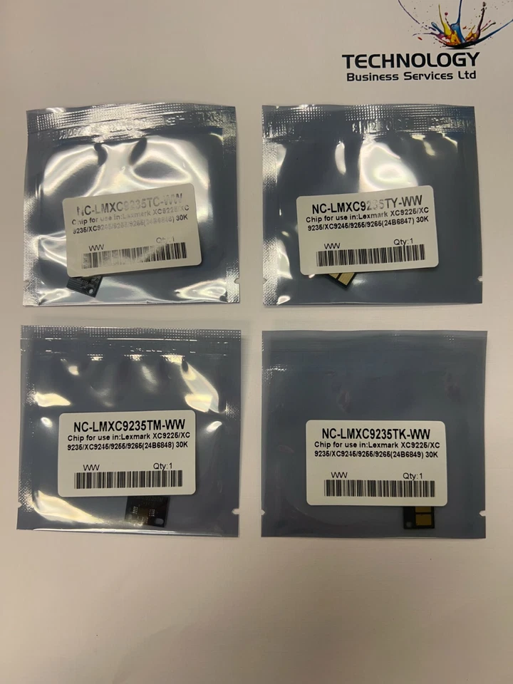 Toner Chip For LexmarkXC9225 9235 9245 9255 9265 24B6846 24B6847 24B6848 24B6849 - Image 2 of 2