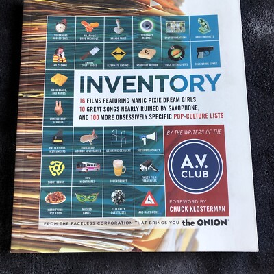 AV Club Inventory Paperback Book 2009 - The Onion-  1st Edition Manic Pixie