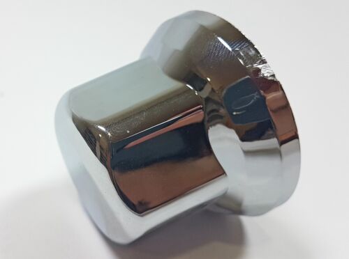 60x 33mm Plastic CHROME Wheel Nut Cover Caps Lux fit Truck Scania Mercedes Volvo - Picture 3 of 4