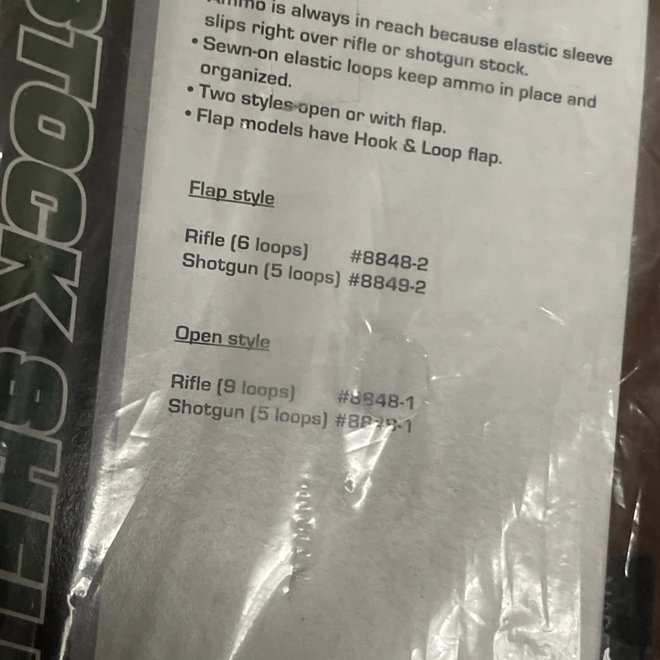 Uncle Mike's 开放式猎枪 Buttstock 外壳支架 - 黑色 5 猎枪外壳 — 第 4/4 张图片