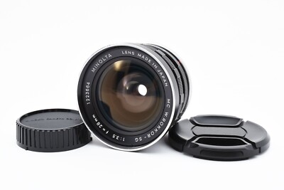 Excellent] Vintage Minolta MC W.Rokkor-SG 28mm f/3.5 Lens